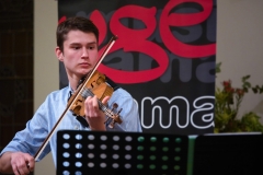 WGE Instrumental Timothy Valette Displays His Skill on the Violin