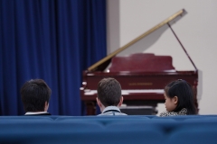 WGE Pianoforte Day 2 Three Children Wait for Their Turn to Perform